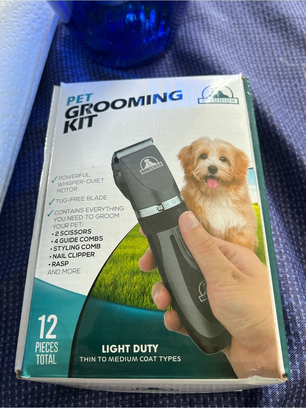 Pet Grooming Kit Trimmer - Black